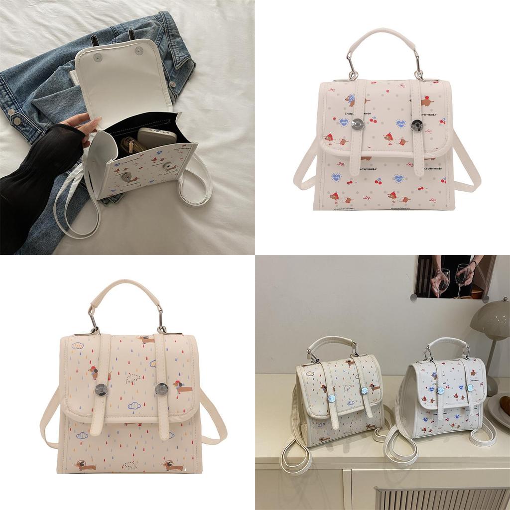 Dachshund Pattern Backpack For Women With Durable Wearresistant Material For Travel And Casual Use