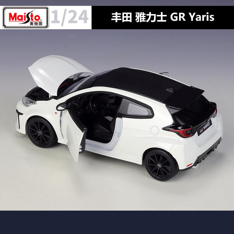 Maisto 1:24 Toyota GR Yaris Alloy Car Diecasts & Toy Vehicles Car Model Miniature Scale Model Car For Children