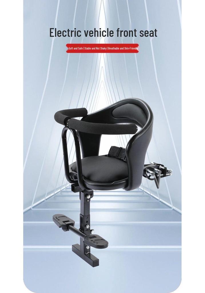 Front-Mounted Electric Vehicle Safety Seat for Infants and Children