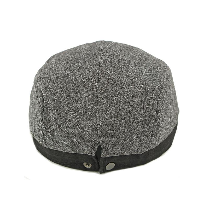 Men's Spring Summer Breathable Beret British Retro Peaked Cap Paintsman's Cap