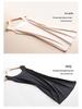 Jupon sans couture en soie glacée grande taille: Camisole Anti-Transparence, Anti-Exposition & Nuisette Mi-Longue pour l'Été.