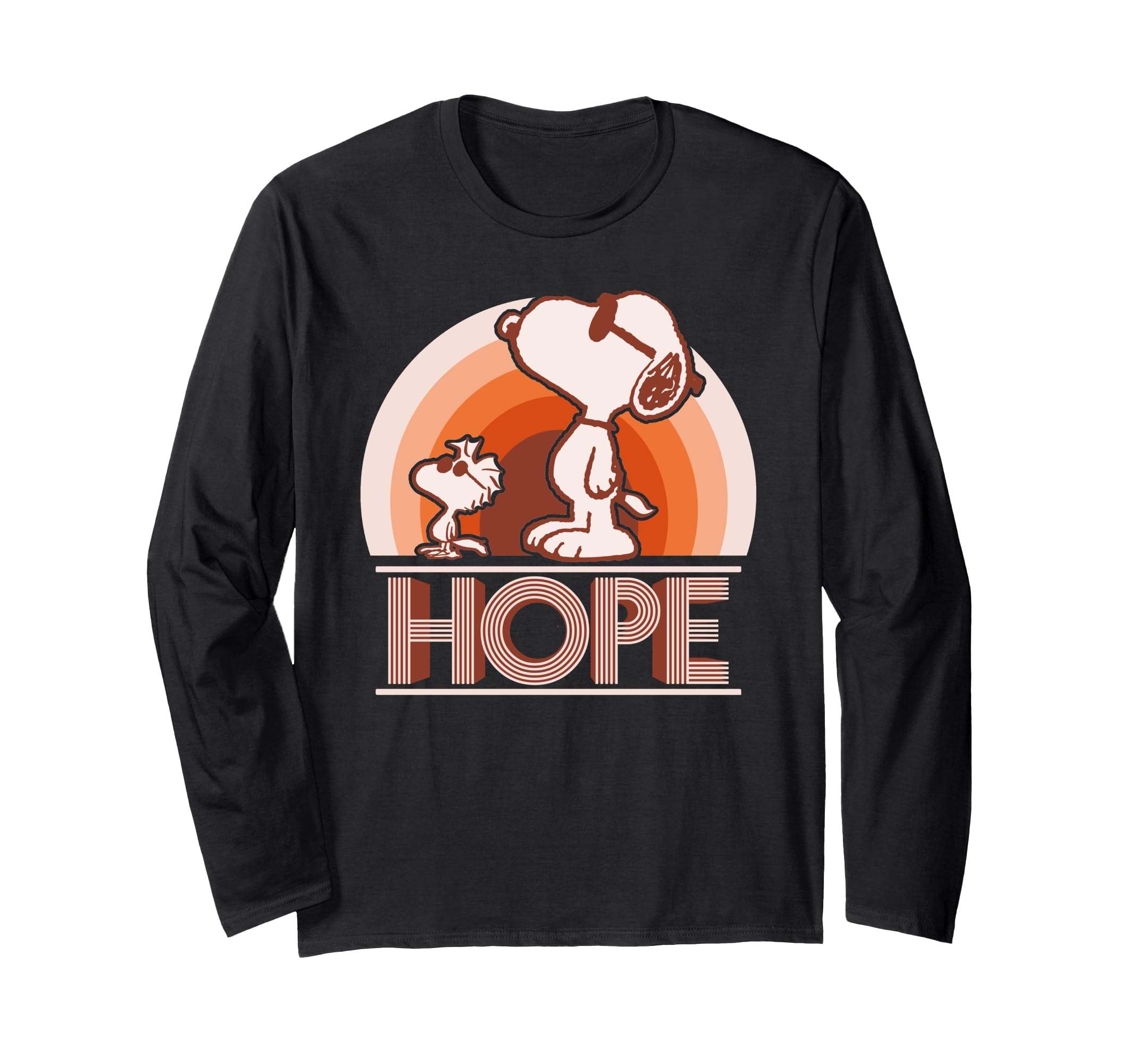 

Футболка с длинным рукавом PEANUTS Snoopy и Woodstock Hope чёрный