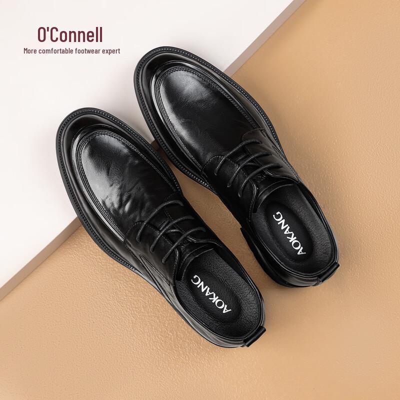 Men s Business Casual Leather Derby Shoes 44