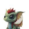 2D Dragon Baby Hanging Ornament Dragon Baby Cute Christmas Dragon Pendants  Party