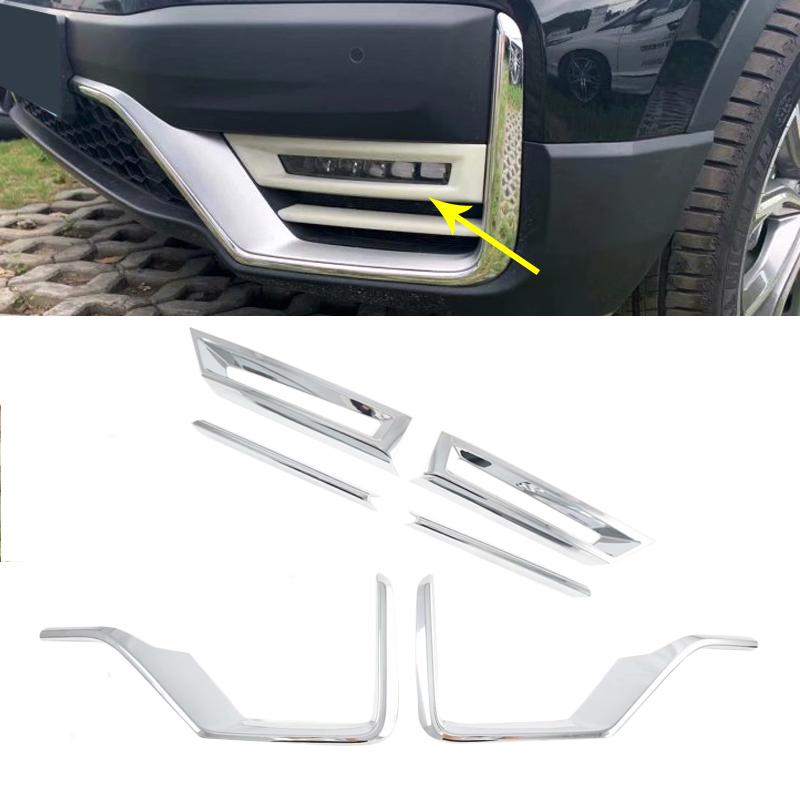 Für Honda CRV CR-V Auto Kopf Vorder Nebel Licht Lampe Trim Abdeckung ABS Chrom Außen Styling Aufkleber