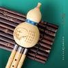 Traditional Hulusi Flute Instrument - Golden Phoebe Wood & Nan Bamboo