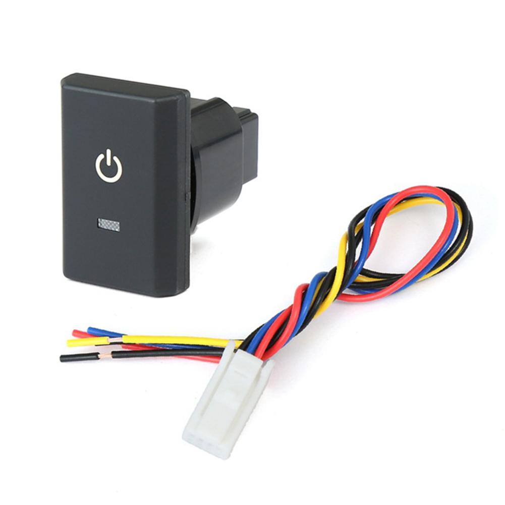 For Custom Model Dashboard Control Switch Car Power Supply Switch 3 Amp Maximum Load High Temperature Resistant Plastic
