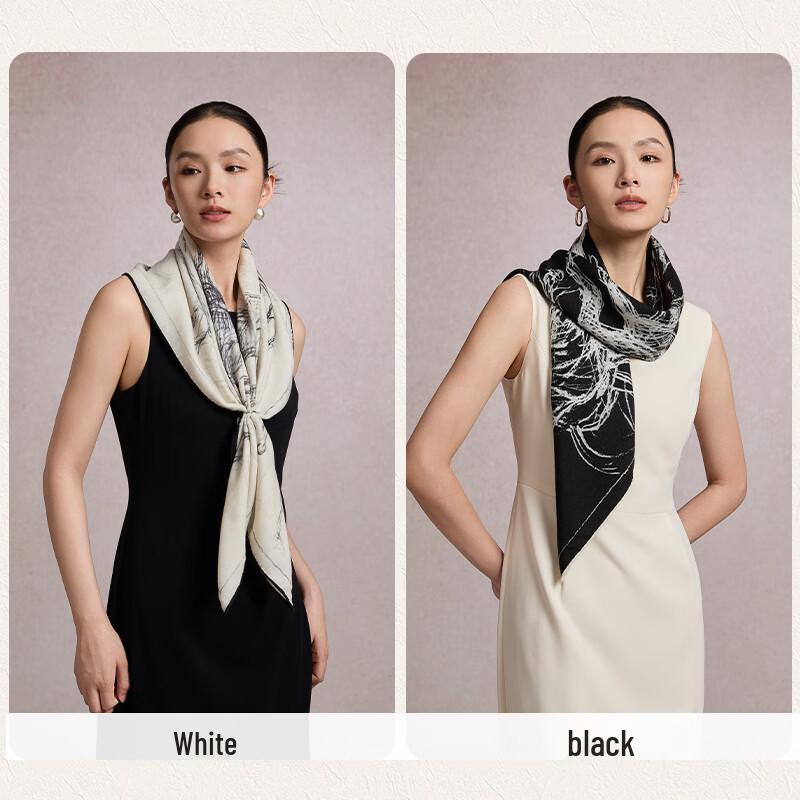 Shanghai Story Wool Silk Scarf & Shawl Gift Box