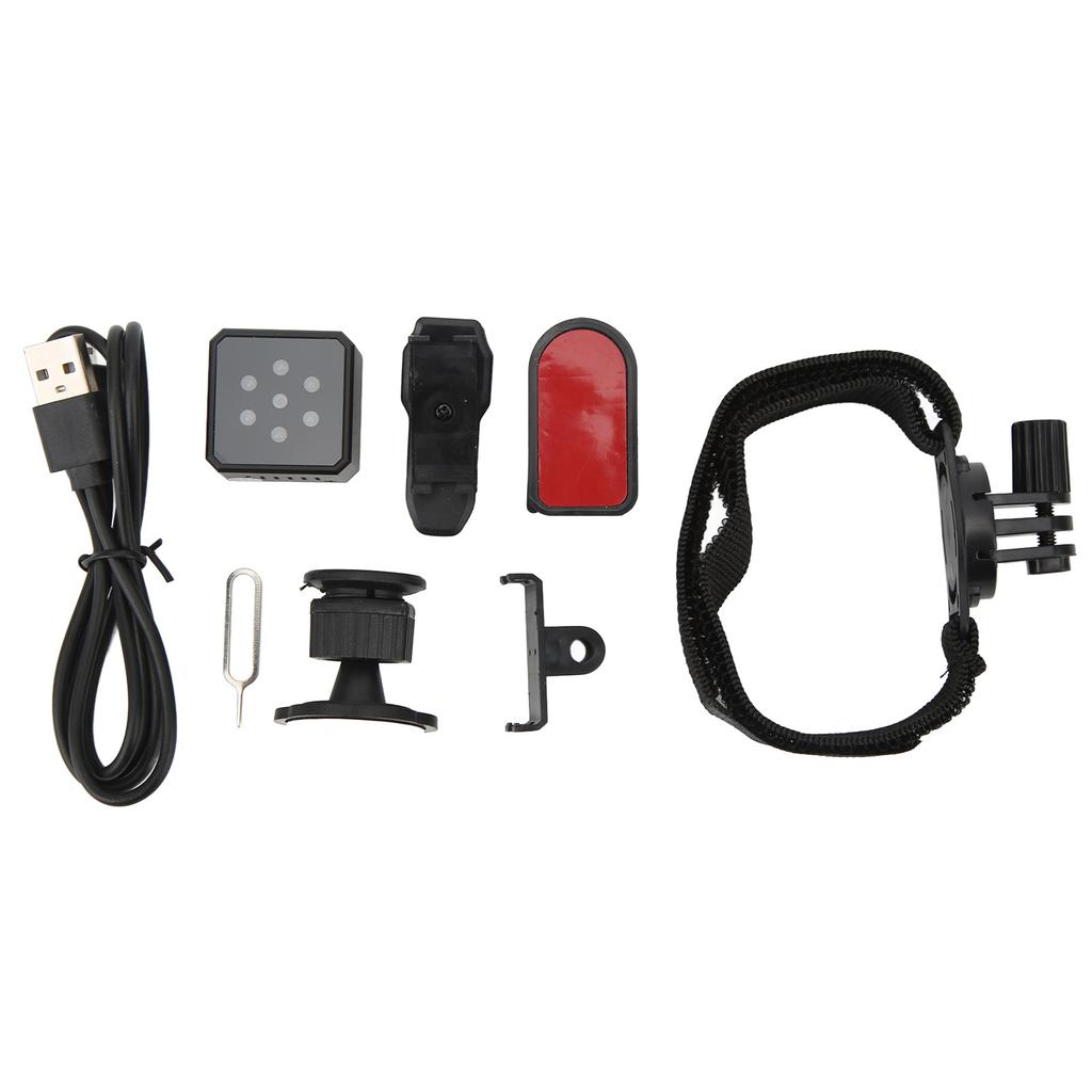 480P Mini Action Camera DV Camcorder Infrared Night Vision Wide Angle AP Hotspots with Clip