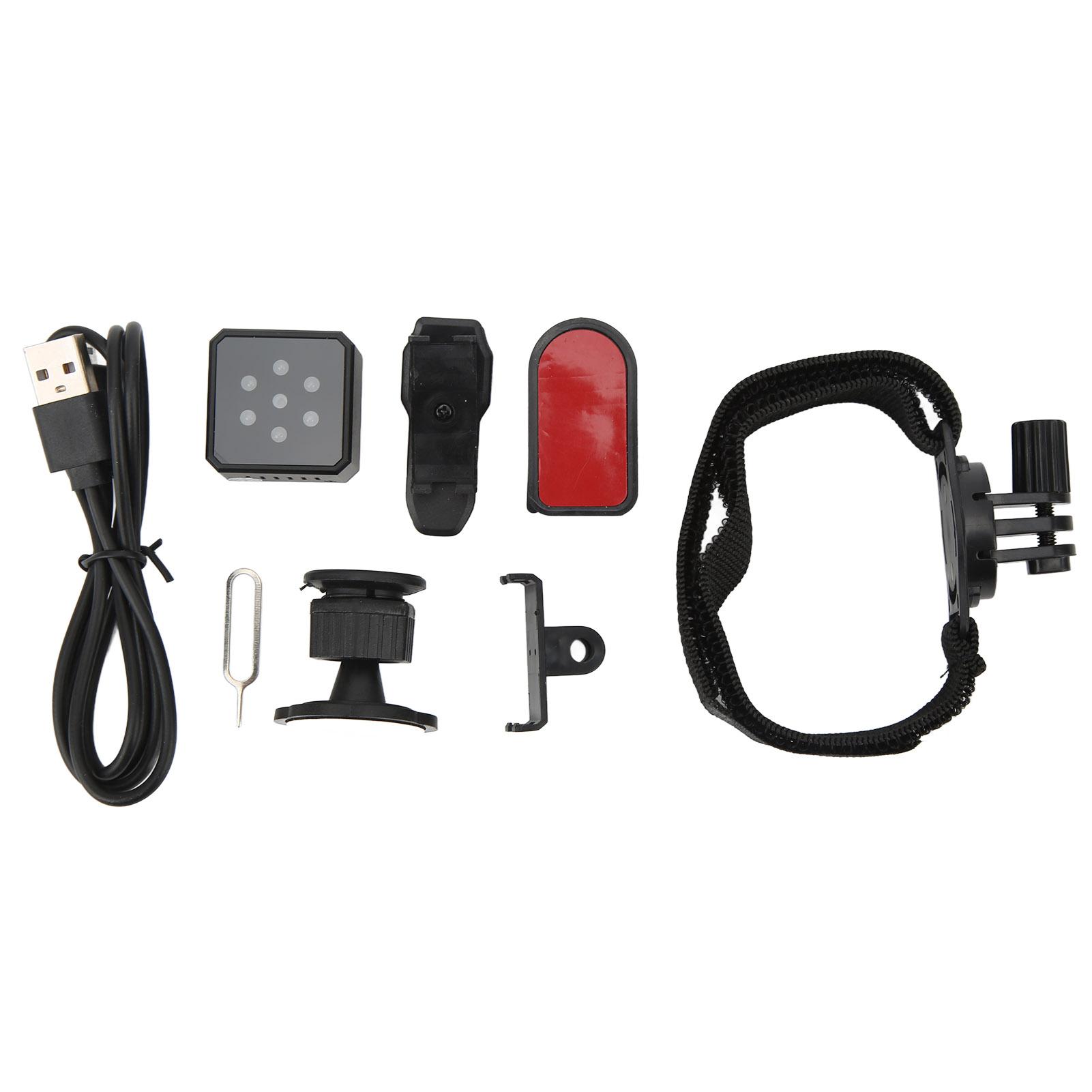

480P Mini Action Camera DV Camcorder Infrared Night Vision Wide Angle AP Hotspots with Clip