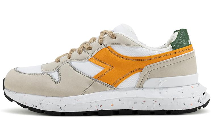 Herren Sneaker Diadora Kmaro Rutschfest Abriebfest Niedrig geschnitten Laufschuhe Unisex Grau 37 beige