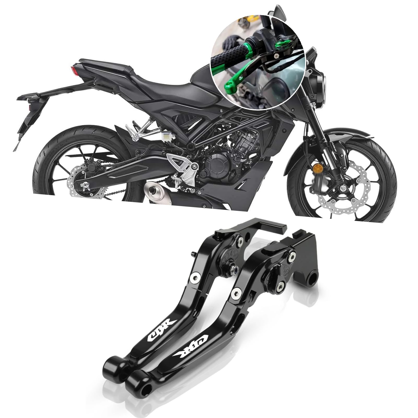 

GoGoDDJP For CBR125R CB125R CBR150R CBR250R CBR250RR CBR300R CBR500R 2025 2024 Clutch Lever Brake
