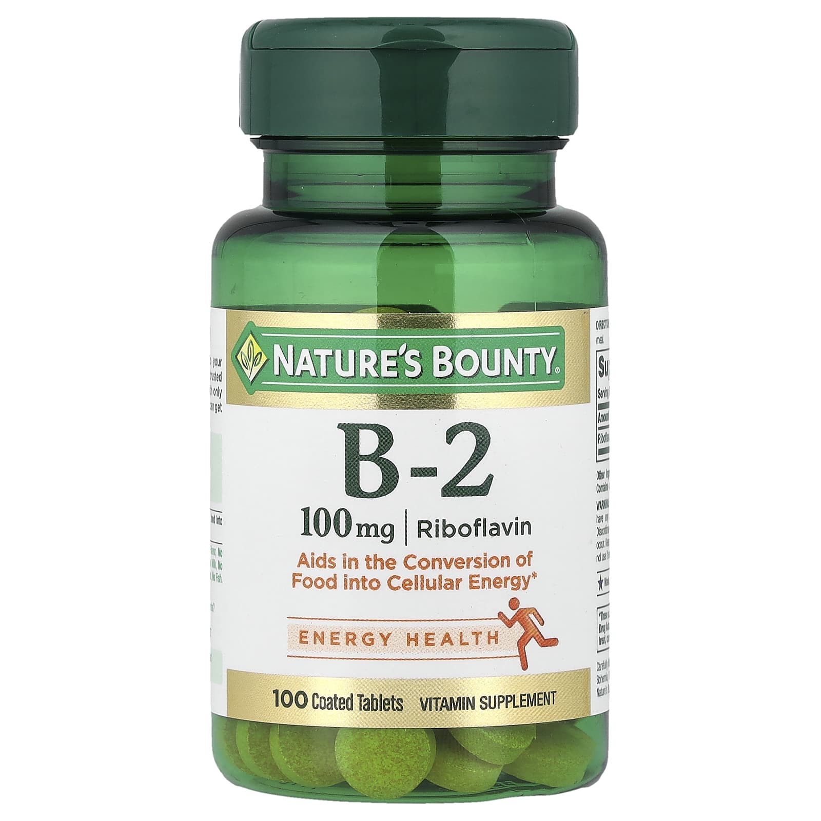 

Nature S Bounty, Vitamin B-2, 100 Mg, 100 Tablets