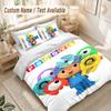 Set Biancheria da Letto Cartone Animato Pocoyó, 1 Copripiumino & 2 Federe Morbido Confortevole Camera da Letto Tessile per la Casa Decorazione