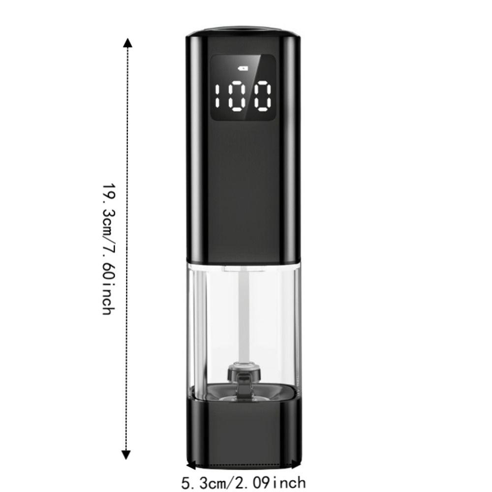 LED Display Electric Salt and Pepper Grinder Adjustable Particle Coarseness Spice Mill  Restaurant