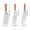 Stainless Steel Spatula And Grill Scraper Non Stick Durable Barbecue Cooking Tools Pizza Shovel Pancake Beef Bbq Utensils