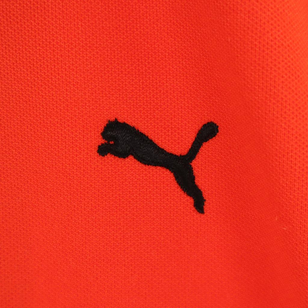 Puma Made In Japan Short Sleeve Track Jacket L Orange Jersey Women Used