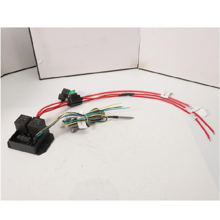Electric Radiator Fan Controller Digital Fan Switches For Vehicle Cooling Systems Supports Sequential Double Fan Operation