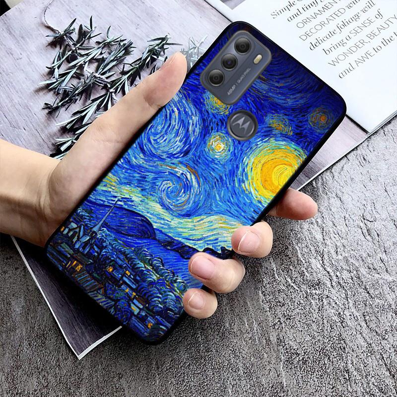 Aesthetic Night Starry Sky Phone Case For Moto G84 G22 G32 G42 G52 G62 G53 G72 G60 G60S G100 G10 G20 G30 G13 G50 G 5G G Pure