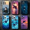 Měkké pouzdro na telefon s motivem kosatek pro iPhone 16 16E 17 Air 15 Pro Max 14 Plus 13 Mini 11 12 7 Černý kryt Zadní skořepina