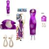 Costume Cosplay Boa Hancock di One Piece in Tessuto Raso per Festa di Halloween