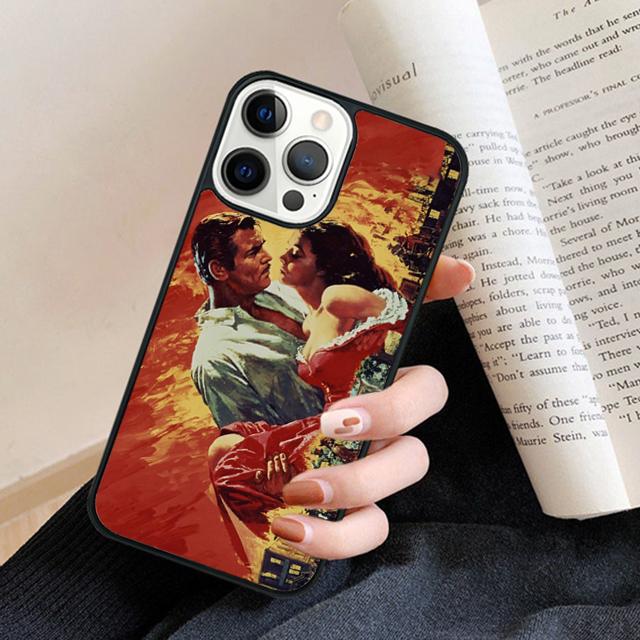 gone with the wind Phone Case Back Cover for iPhone 17 Air 16 15 14 13 11 12 Pro Max Plus Fundas Coque
