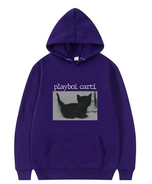 Playboi Carti Oversize Hip Hop Hoodie