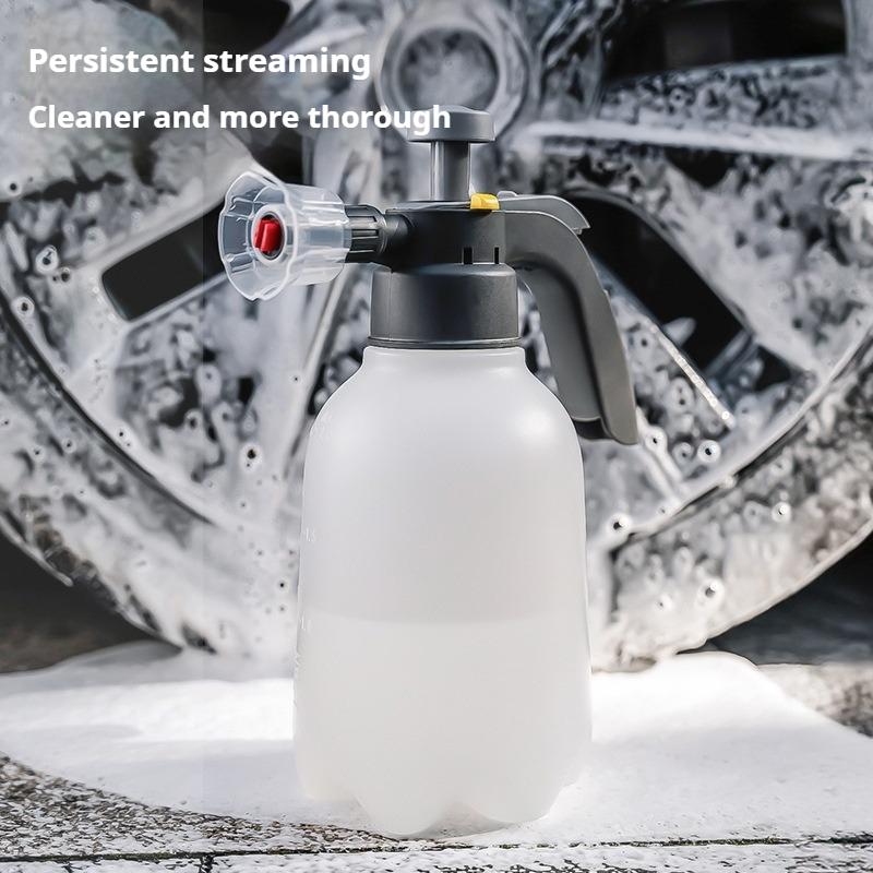 2L Large Capacity Foam Sprayer - Thickened High Pressure Spray Bottle for Car Wash, Cleaning, and Garden Watering