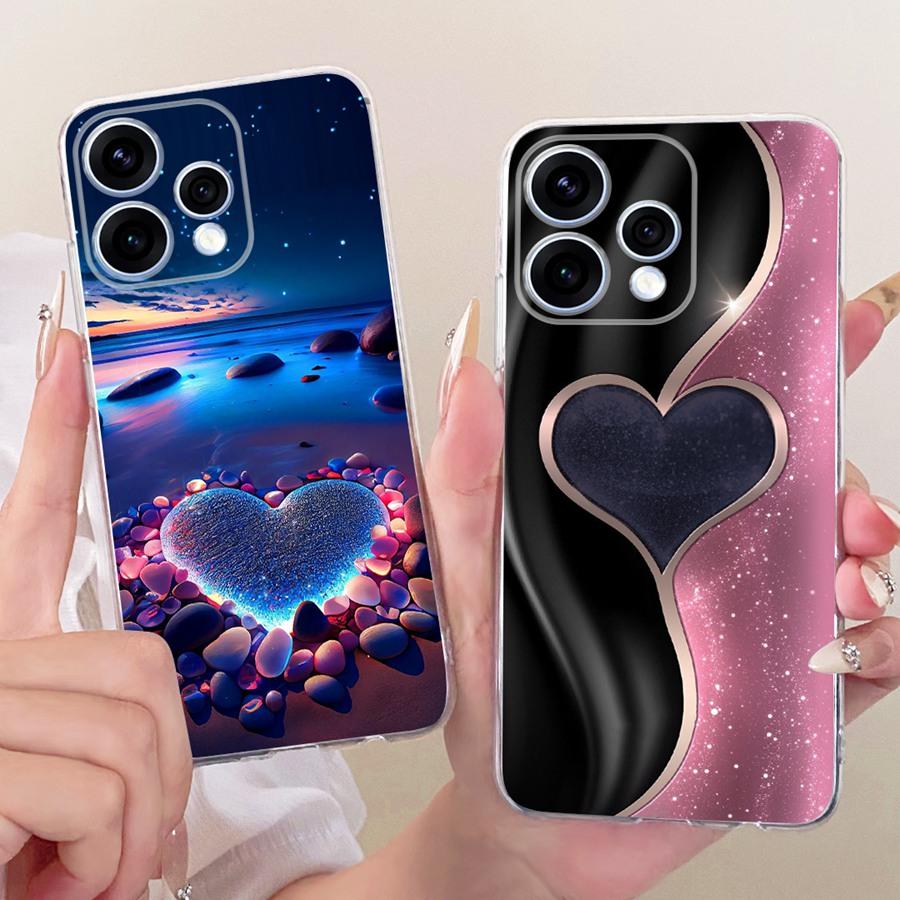 Case For OPPO Reno15 15F Protective Case For OPPO Reno15 F CPH2801 Reno 15  5G Capa Flower Soft Silicon TPU Phone Cover