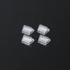 50/100Pcs Mini Table Sign Stands BPA Free Clear Plastic Card Holders for Bridal Shower Wedding Party Table Decor
