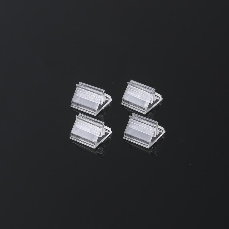 50/100Pcs Mini Table Sign Stands BPA Free Clear Plastic Card Holders for Bridal Shower Wedding Party Table Decor