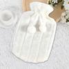 Warm Water Bag Cloth Cover Soft Simulation Plush Cute Hot Water Bottle Cover Helps Keep Hot Water Bag Insulated Fleece Cover