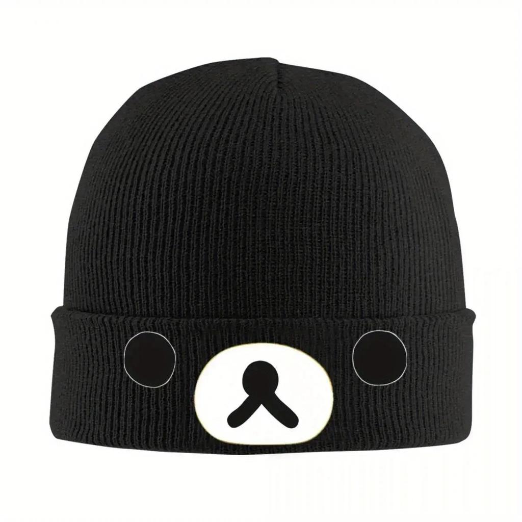 New Rilakkuma Hats Autumn Winter Skullies Beanies Street Kawaii Bears Cute Animals Caps Unisex Women Acrylic Knitted Caps