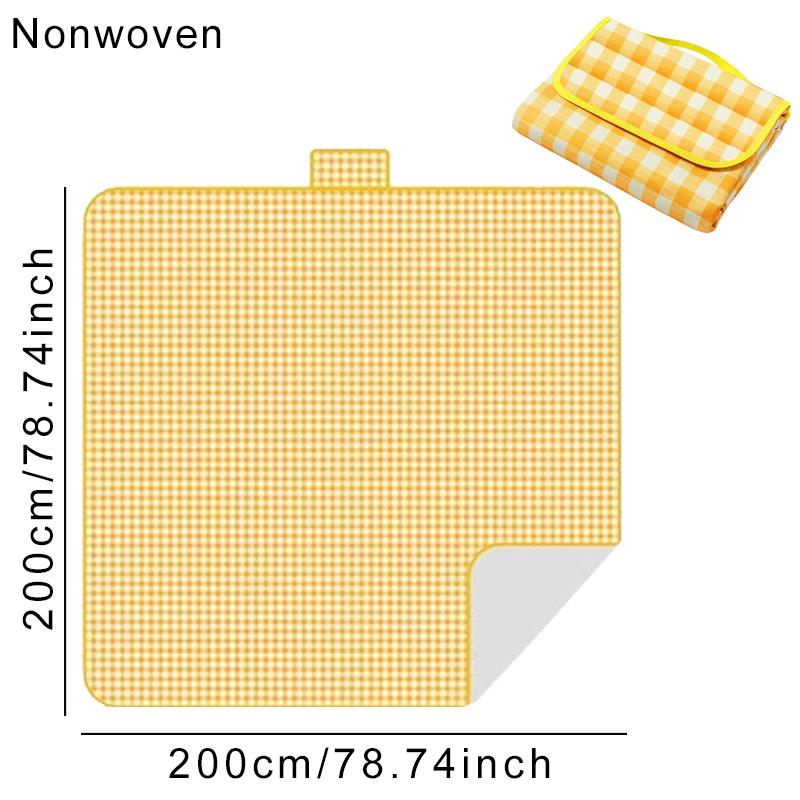 1 Stück Picknickdecke Outdoor Park Strand Wiese Campingmatten Leicht Faltbar Tragbar Matratze Campingzubehör Partyrequisiten ZYF