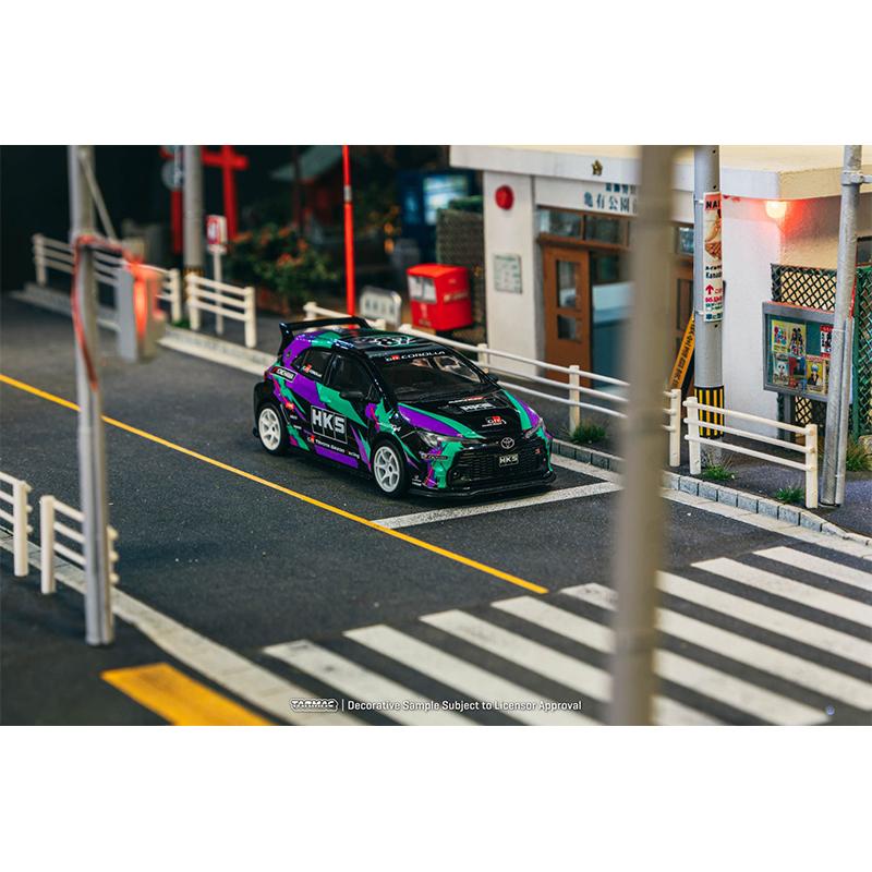 TW In Stock 1:64 HKS Toyota GR Corolla Diecast Car Model Collection Toys Tarmac Works