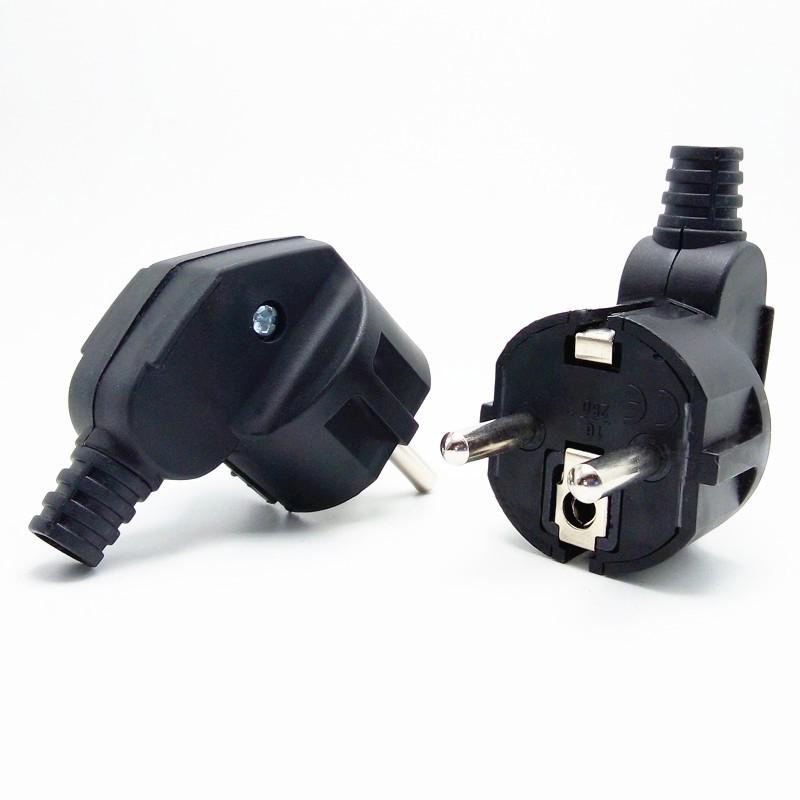 European Standard 90-Degree Elbow Plug for Cross-Border Wiring