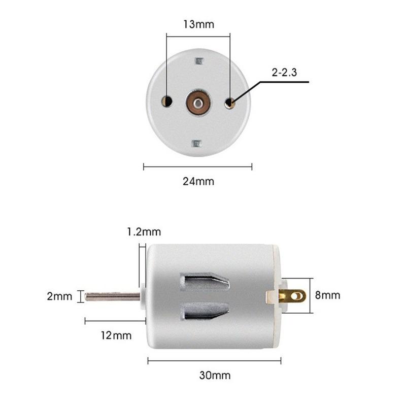 1 PCS Mini 280 DC 3-12V 5000-15000RPM DC Motor High Speed Strong Magnetic DIY Motors Electric Machinery Tool