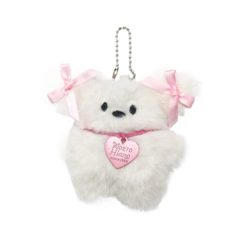 Flying Rabbit Plush Pendant: Cute Bow & Sunglasses Keychain - Perfect Small Gift or Souvenir