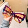 Butterfly Frame Women's Fashion Sunglasses Casual Cute Summer Bright Color Suitable for Travel Beach Accessories