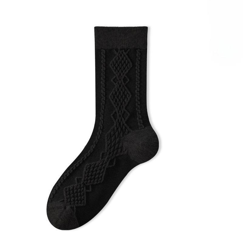 Female Spring and Summer All Kinds of Stereo Relief Anti Woven Boneless Cotton Socks