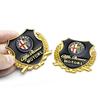 2 Stück 3D Metall Emblem Design Auto Karosserie Fenster Dekor Aufkleber Auto Styling Für Alfa Romeo 159 Stelvio Volante Giulietta Mito 147 F1