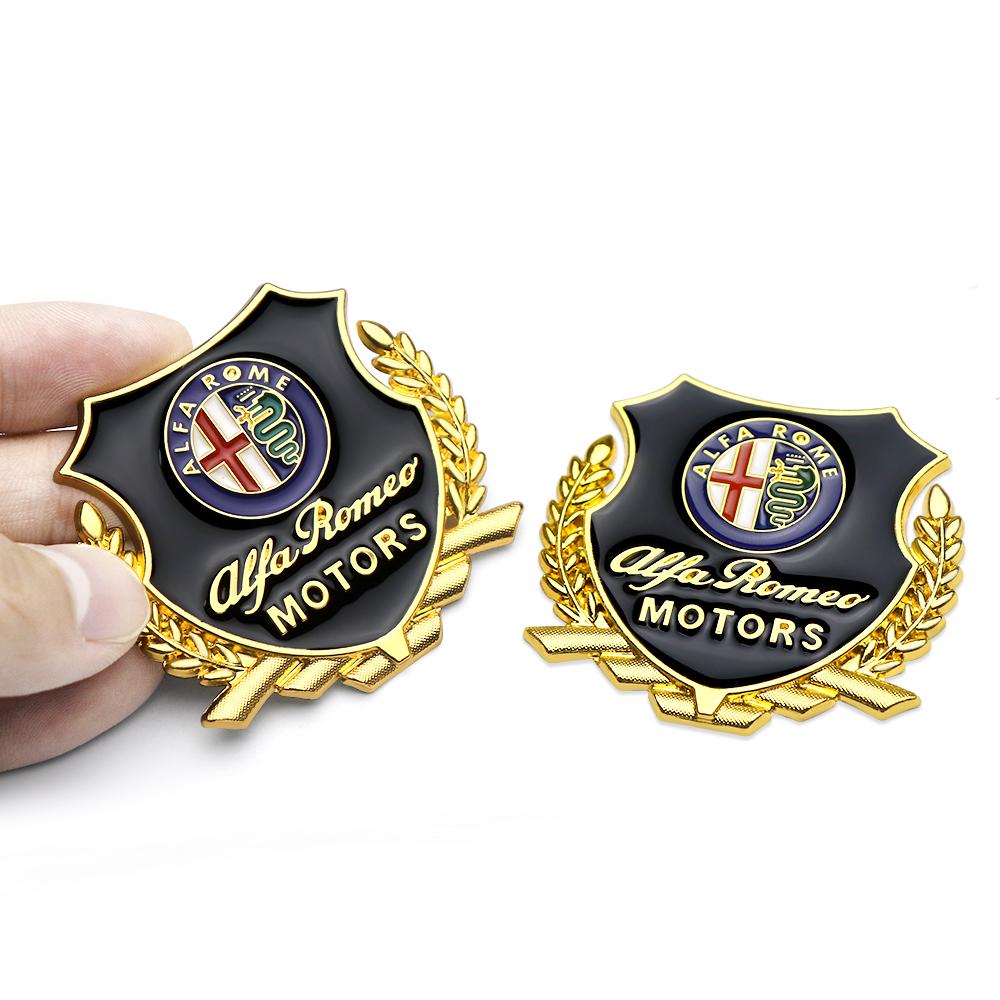 

Для Alfa Romeo 2026 Гаряча наклейка 1 шт./2 шт. Чорний/червоний/сріблястий Автомобільний 3D металевий значок Наклейка для декору кузова/вікна Автоаксесуари Для Alf for Alfa Romeo
