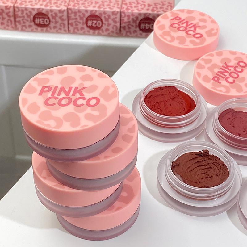 

PINKCOCO Soft Focus Milk Mist Matte Lip & Cheek Cream with Brush