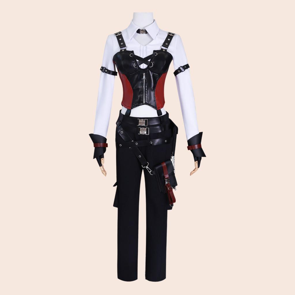 Coscosplay Street Fashion Hunter Miss Costume Set In Polyester For Game Anime Roleplay