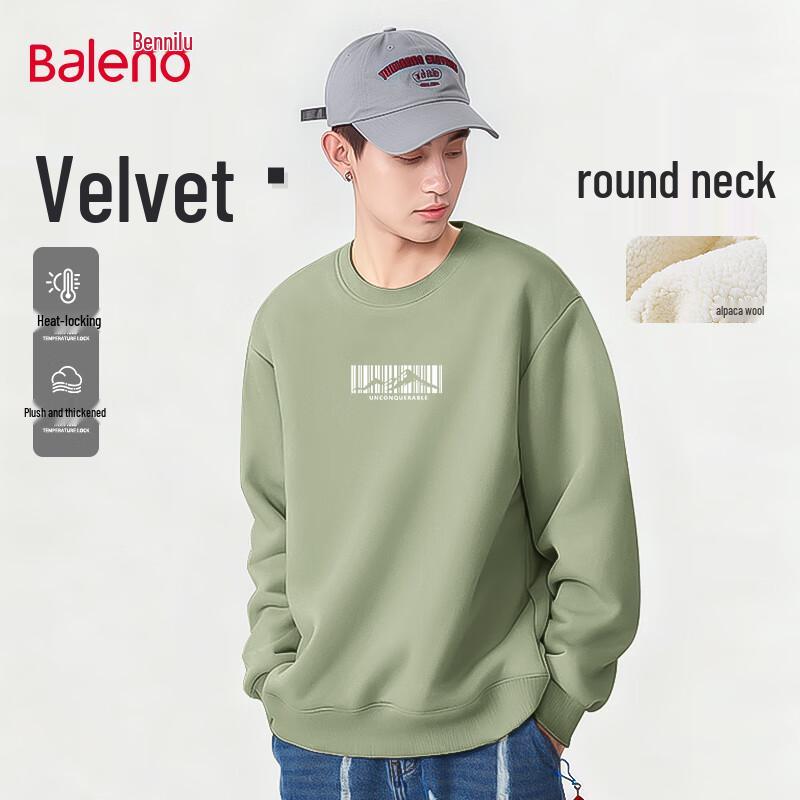 

Baleno Men s Mountain Graphic Thermal Fleece Sweatshirt