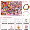 Children Bead Crafting Set Colorful Plastic Materials Handmade Accessories Gift
