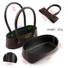 1Set PU Leather Handbag Making Kits Knitting Crochet Bags Bottom Handles for DIY Purse Shoulder Tote Bags Handmade Accessories