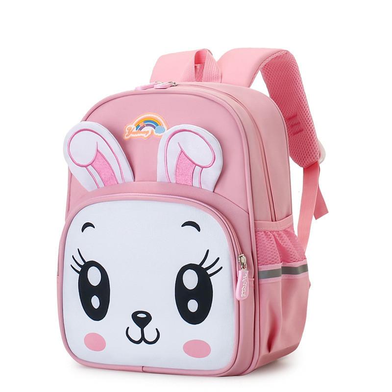 Lightweight And Spacious Children's School Backpack With Fun Animal Designs For Boys And Girls