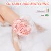 Sky-Blue Mesh Bath Ball Shower Ball for Exfoliating Cleansing Soothing Skin Gentle Lathering Hanging Back Scrubber Body