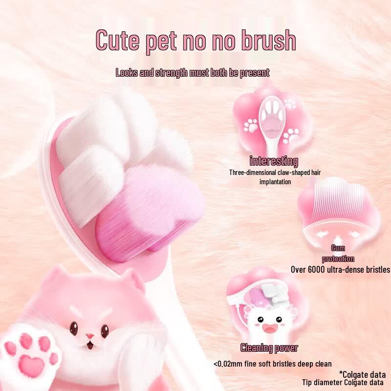 Colgate Kids' Paw Toothbrush & Fruit Mouthwash Set
